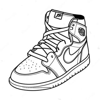 Jordan 1 Sneakers Malarbild 2978-2411