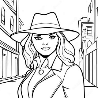 Carmen Sandiego I En Mystisk Stad Farglaggningssida 29889-26910