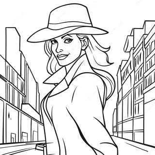 Carmen Sandiego I En Mystisk Stad Farglaggningssida 29889-26911