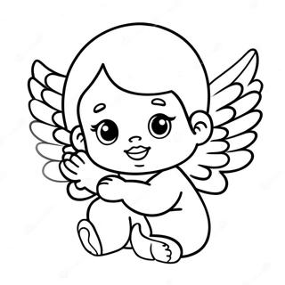 Liten Angel Malarbild 30048-27034