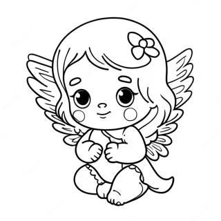 Liten Angel Malarbild 30048-27036