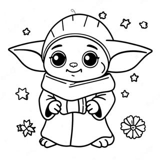 Baby Yoda Julmalarbild 30138-27106