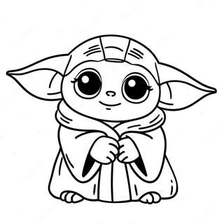 Baby Yoda Julmalarbild 30138-27108