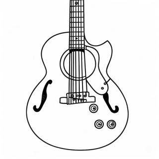 Gitarr Malarbild 3038-2483