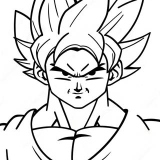 Super Saiyan Goku I Aktion Malarbild 30439-27345