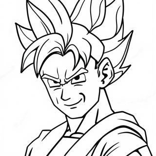 Super Saiyan Goku I Aktion Malarbild 30439-27347