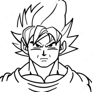 Super Saiyan Goku I Aktion Malarbild 30439-27348