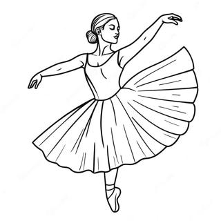 Balletdansare I Gracios Pose Malarbild 30469-27370