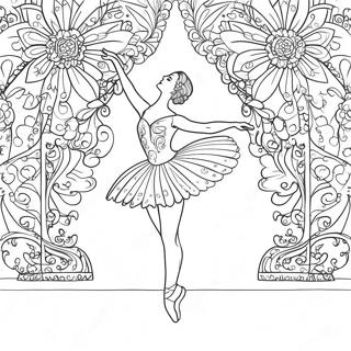 Balletdansare I Gracios Pose Malarbild 30469-27371