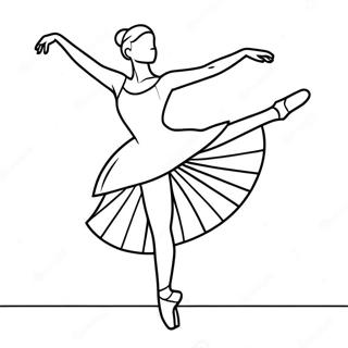 Balletdansare I Gracios Pose Malarbild 30469-27372