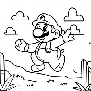 Among Us Mario Aventyrsscen Malarbild 30639-27507