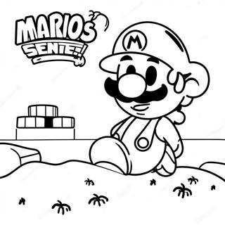 Among Us Mario Aventyrsscen Malarbild 30639-27508