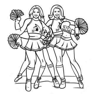 Arizona Cardinals Cheerleaders Malarbild 30659-27521