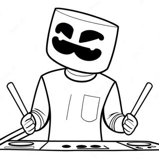 Dj Marshmello Malarbild 30788-27623