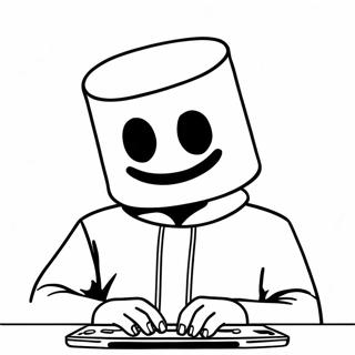 Dj Marshmello Malarbild 30788-27624