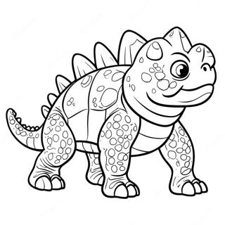 Ankylosaurus Målarbilder