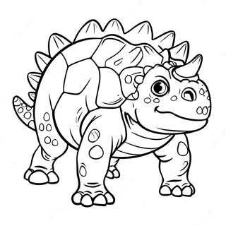 Ankylosaurus Malarbild 30798-27630