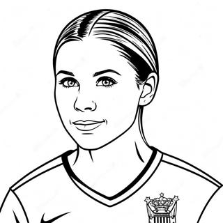 Alex Morgan Fotbollsstjarna Farglaggningssida 30969-27769