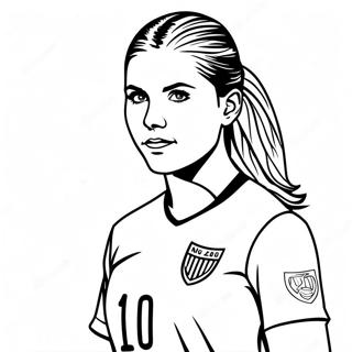 Alex Morgan Fotbollsstjarna Farglaggningssida 30969-27771