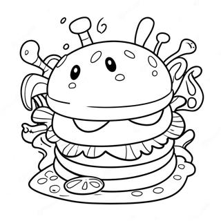 Krabby Patty Farglaggningssida 31398-28110