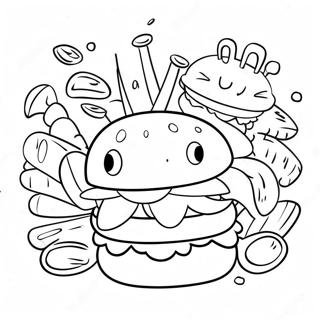 Krabby Patty Farglaggningssida 31398-28112