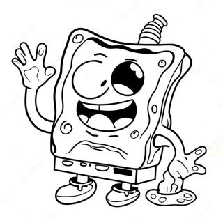 Farglaggningssida Med Spongebob Stoner 31488-28182