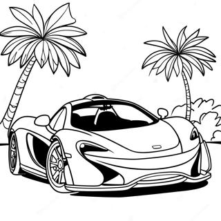 Mclaren Sportbil Malarbild 31609-2063