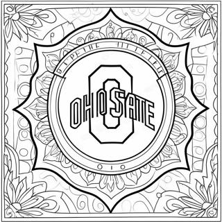 Ohio State Logotyp Malarbild 31728-16288