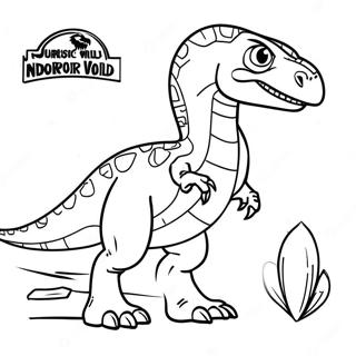 Indoraptor Jurassic World Malarbild 31758-16311