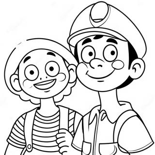 Chespirito Och El Chavo Vanner Malarbild 31839-16378