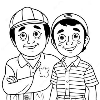 Chespirito Och El Chavo Vanner Malarbild 31839-16380