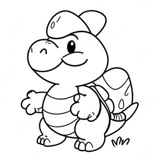 Glad Koopa Troopa Malarbild 31849-16385