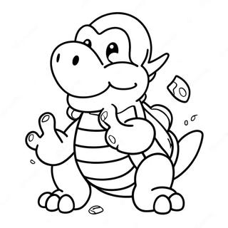 Glad Koopa Troopa Malarbild 31849-16388