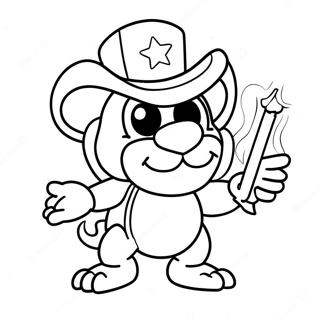 Lemmy Koopaling Med En Stjarnstav Malarbild 32070-16556