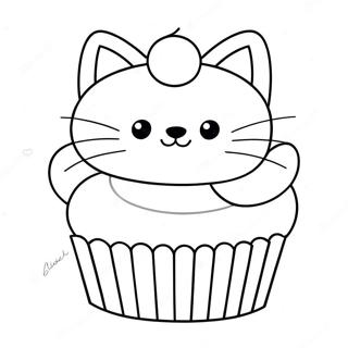 Katt Cupcake Farglaggningssida 32199-16654