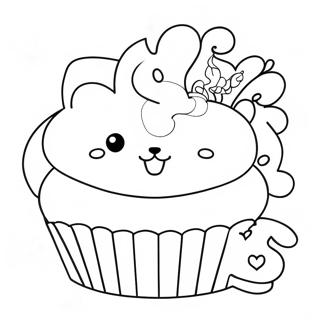 Katt Cupcake Farglaggningssida 32199-16655