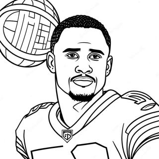 Jalen Hurts Farglaggningssida 32269-16710