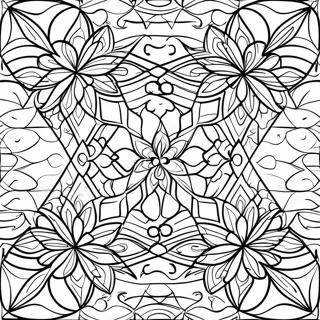 Tessellering Geometrisk Design Farglaggningssida 32681-17022