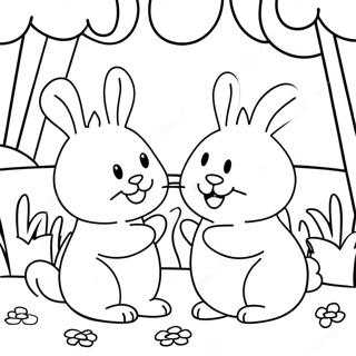 Max Och Ruby Leker I Tradgarden Malarbok 33312-17526