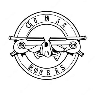 Guns And Roses Logotyp Malarbok 33341-17548