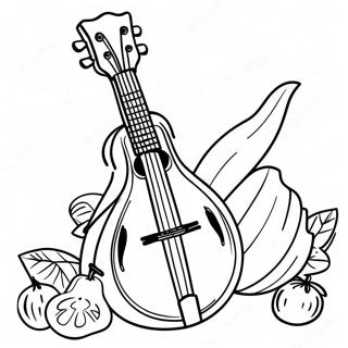 Mandolin Malarbild 33471-17651