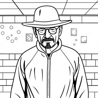 Walter White I Skyddsklader Malarbok 33983-18050