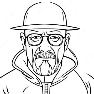 Walter White I Skyddsklader Malarbok 33983-18052