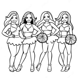 Tennessee Titans Cheerleaders Malarbok 34013-18074