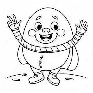 Fargglad Humpty Dumpty Malarbild 34113-28353