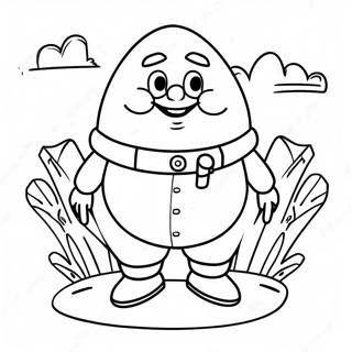 Fargglad Humpty Dumpty Malarbild 34113-28354