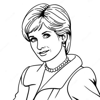 Prinsessan Diana Målarbilder