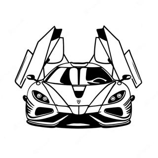 Koenigsegg Logotyp Farglaggningssida 34162-28392