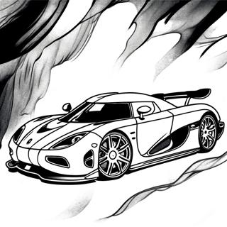 Koenigsegg Agera I Rorelse Farglaggningssida 34163-28393