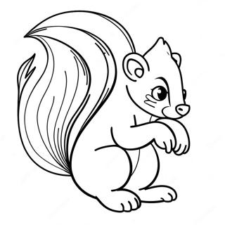 Skunk Malarbild 34212-18230